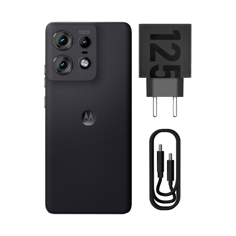 Smartphone-preto-com-carregador-turbopower-da-motorola-black