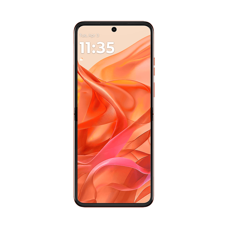 Tela-do-celular-dobravel-512gb-motorola-razr-50-5g-com-nfc-laranja